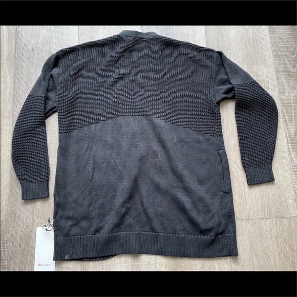 Lululemon Easy Embrace Wrap Sweater in Black - Picture 5 of 5